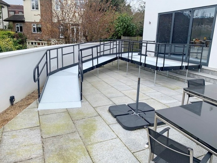 Mobility disabled ramp 