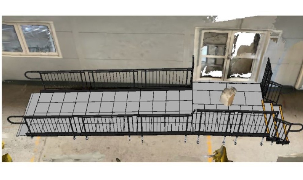 3D Ramp Design for Temporary School Blocks
