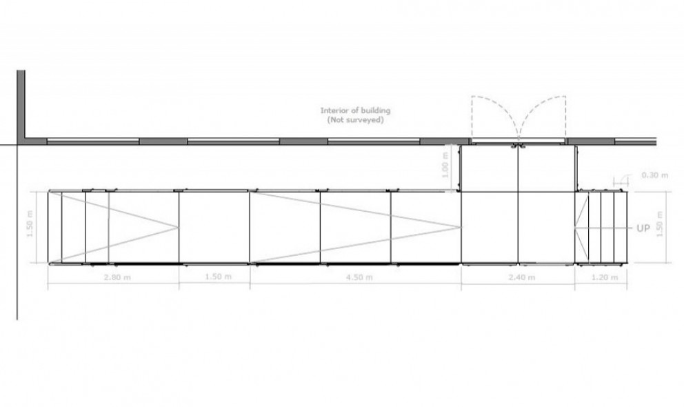 technical ramp drawing  - Abingdon and Witney College