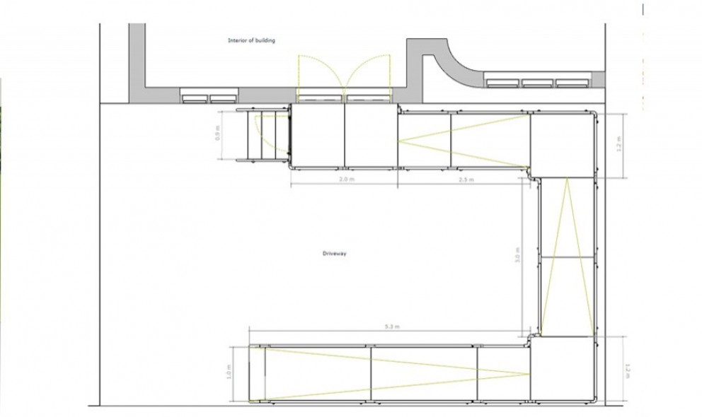 adjustable door ramp drawing