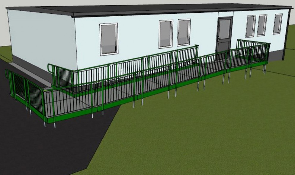 Argoed High School 3D ramp drawing 