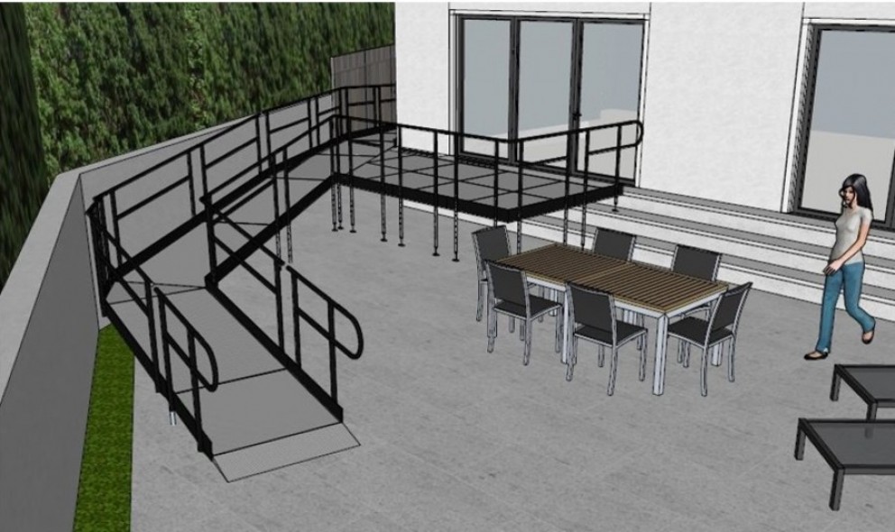 mobility ramp drawing