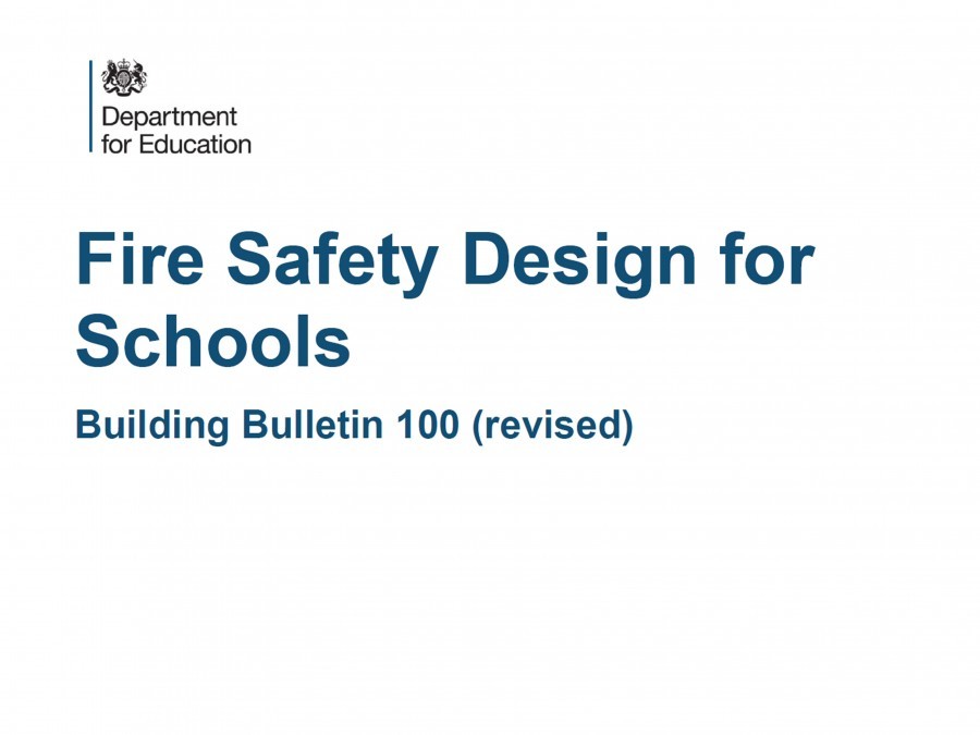 Fire safety design regulations for schools