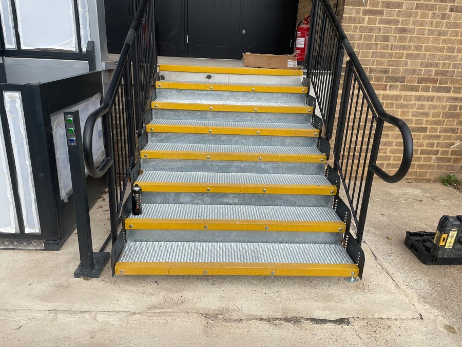 Public access steps - complying with regulations