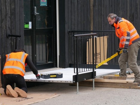 How to build a modular wheelchair ramp