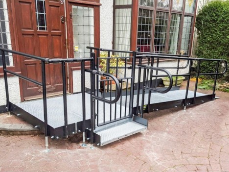What is a permanent wheelchair ramp?
