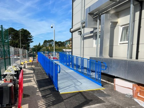 How long should a wheelchair ramp be?