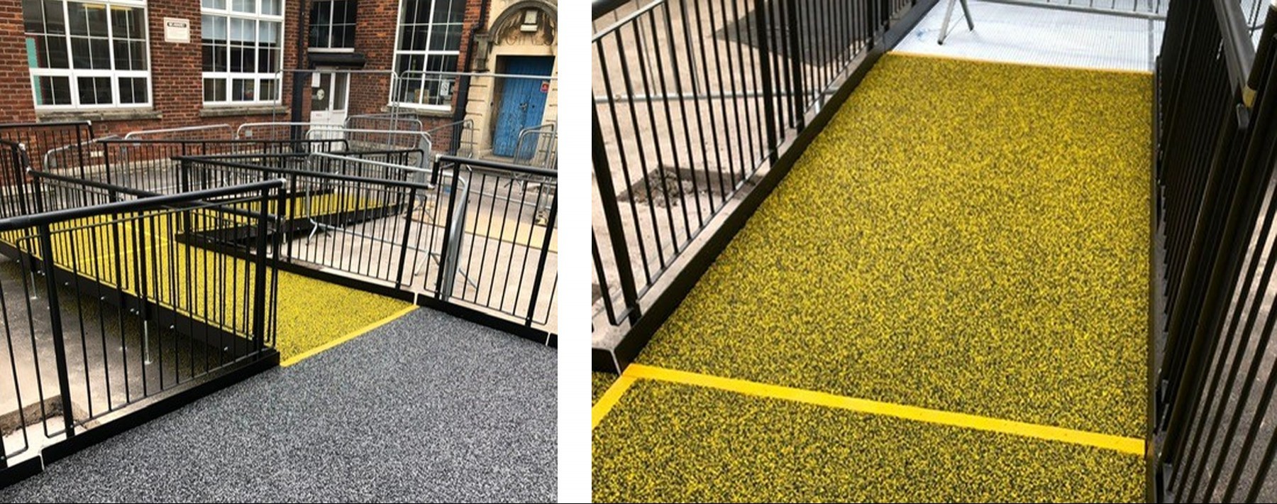 visually impaired ramp design 