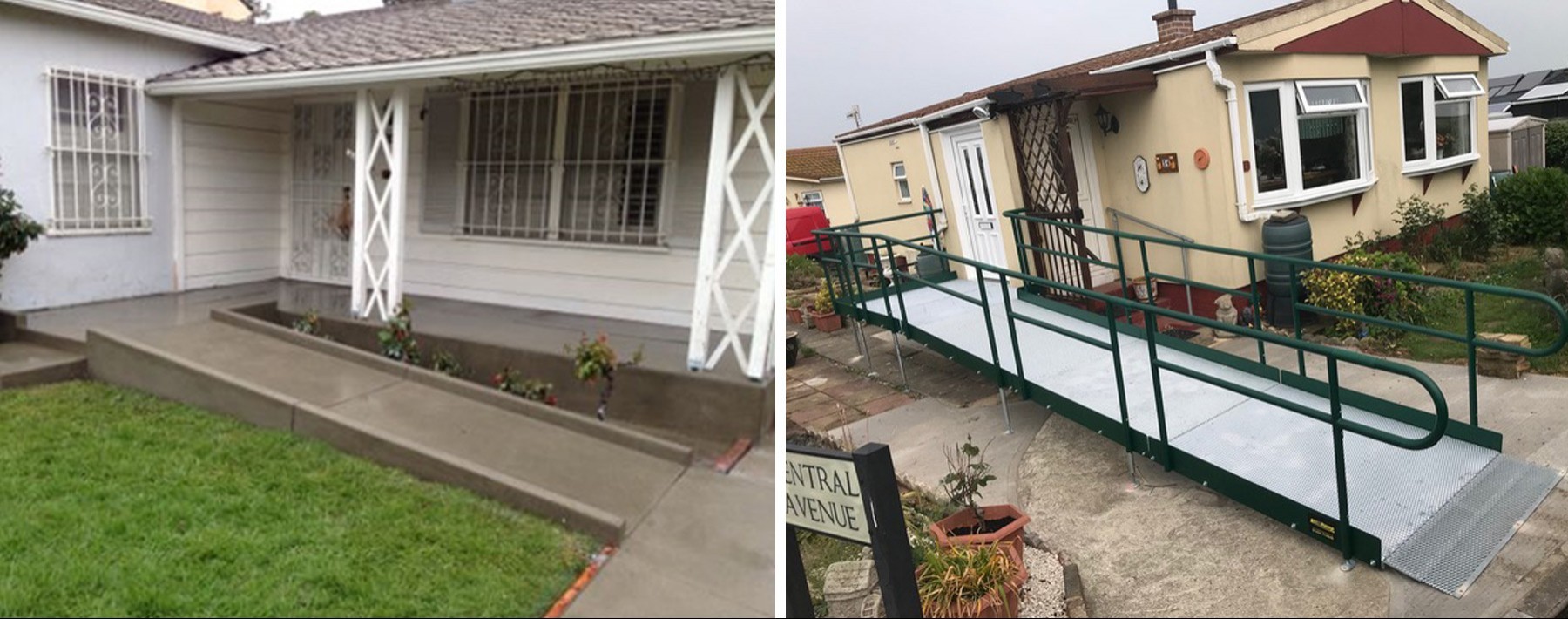 concrete ramp