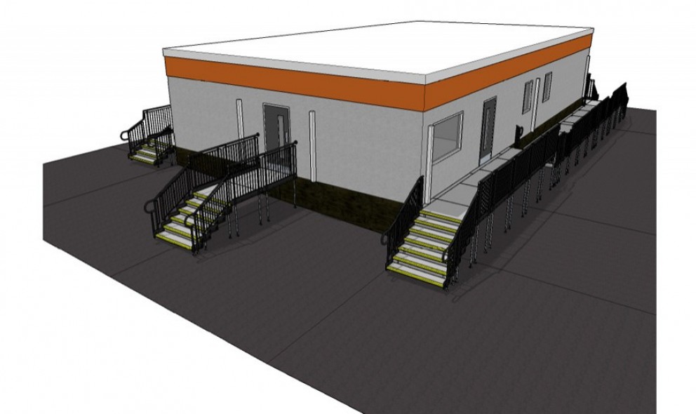 Elevated Walkway Platform, CAD ramp drawings 