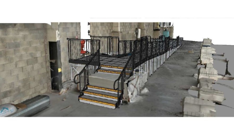 3d drawing of a Internal Ramp