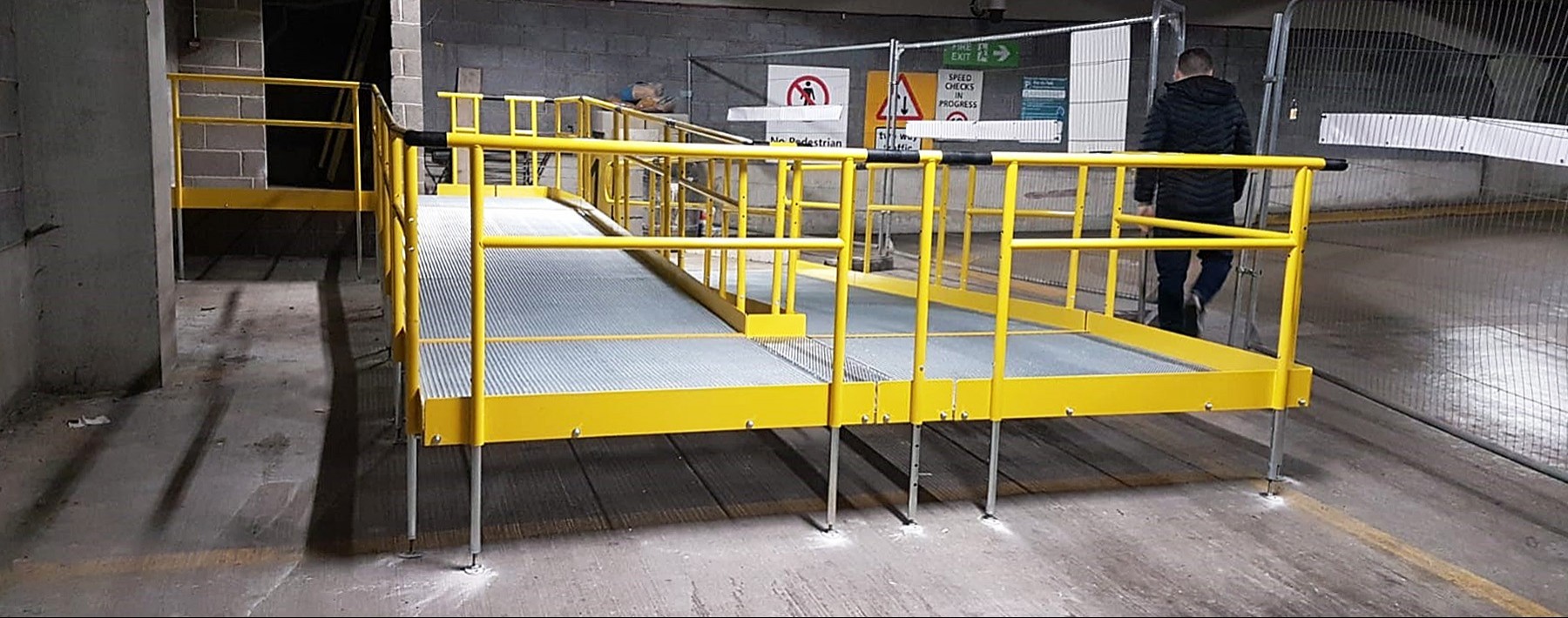 car park ramp completed photo