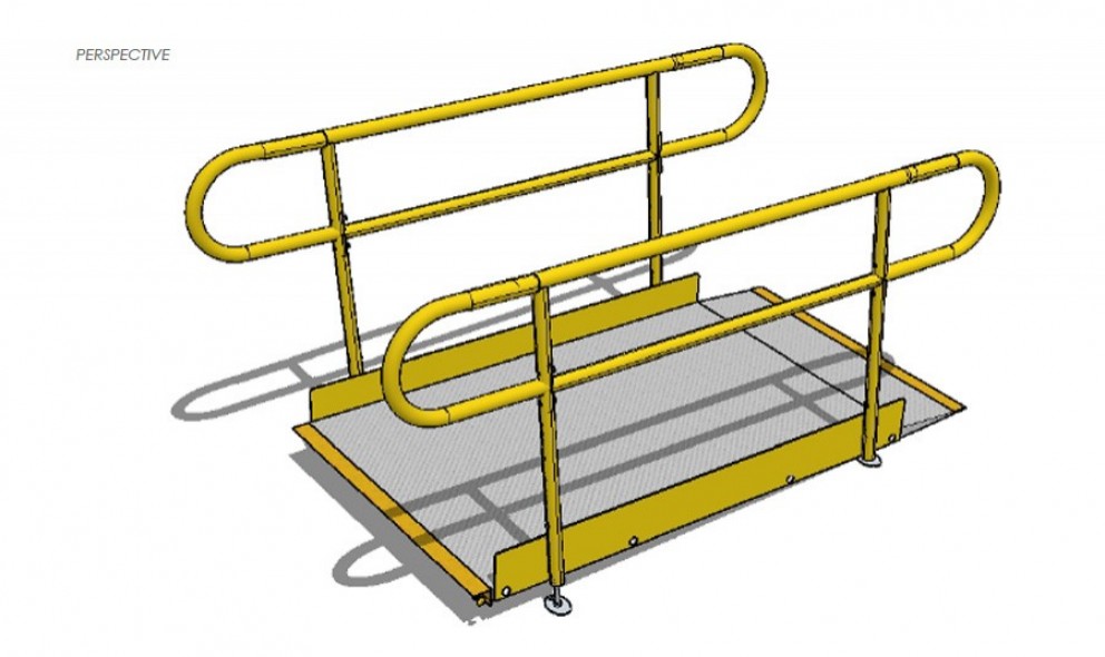 car park ramp, Manchester Royal Infirmary drawing 