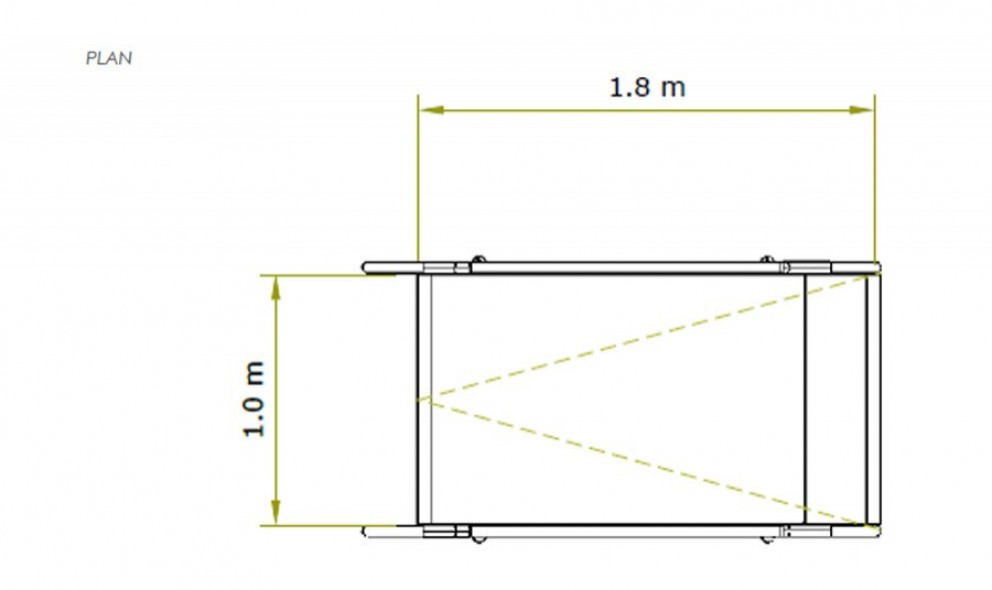 car park ramp, Manchester Royal Infirmary drawing