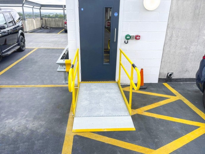 car park ramp, Manchester Royal Infirmary photo