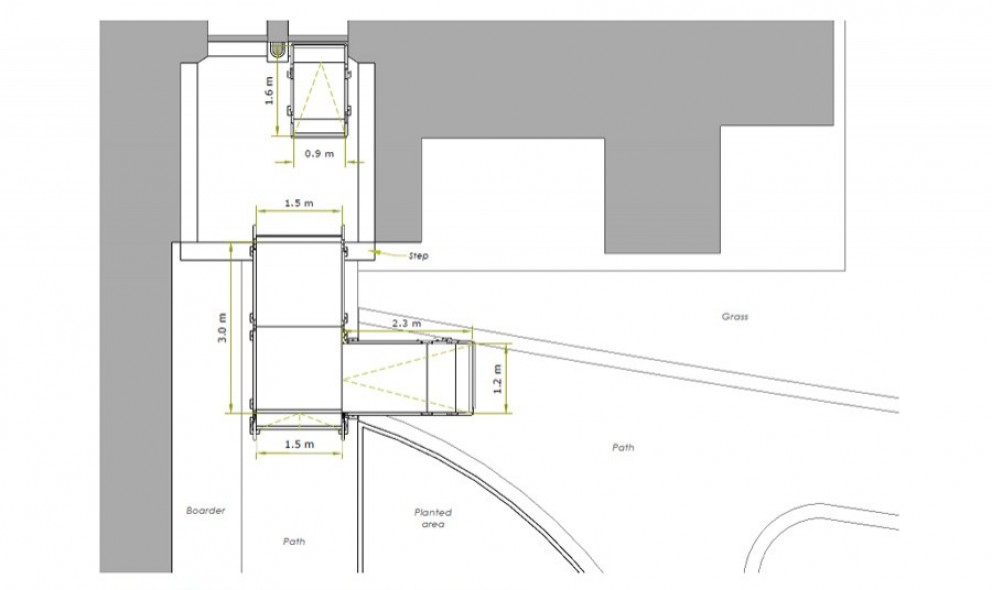 External modular ramp at Lincoln Cathedral