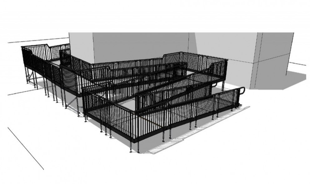 cad ramp drawing at Olympia Grand