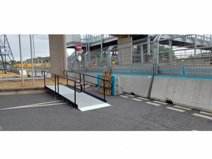 Temporary ramps for London E-Prix  photo 2