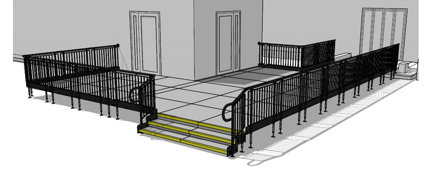 Modular Platform 3D drawings