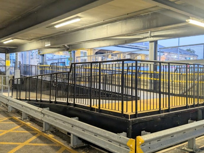 Orpington Railway Station GRP ramp image