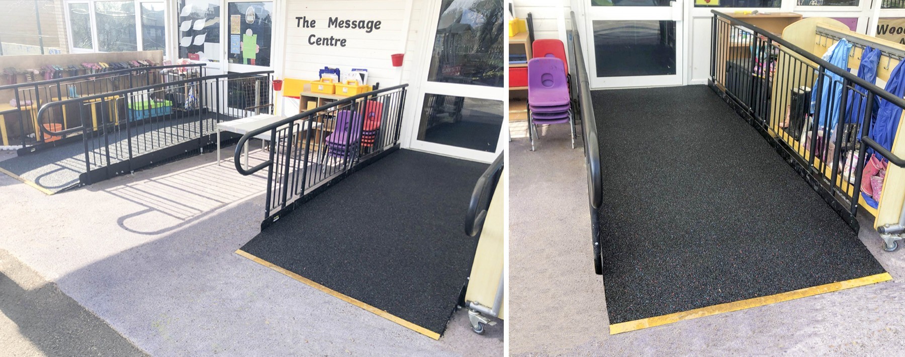 ramp surface covering for schools 