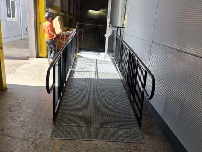 internal ramp for UTC Warrington