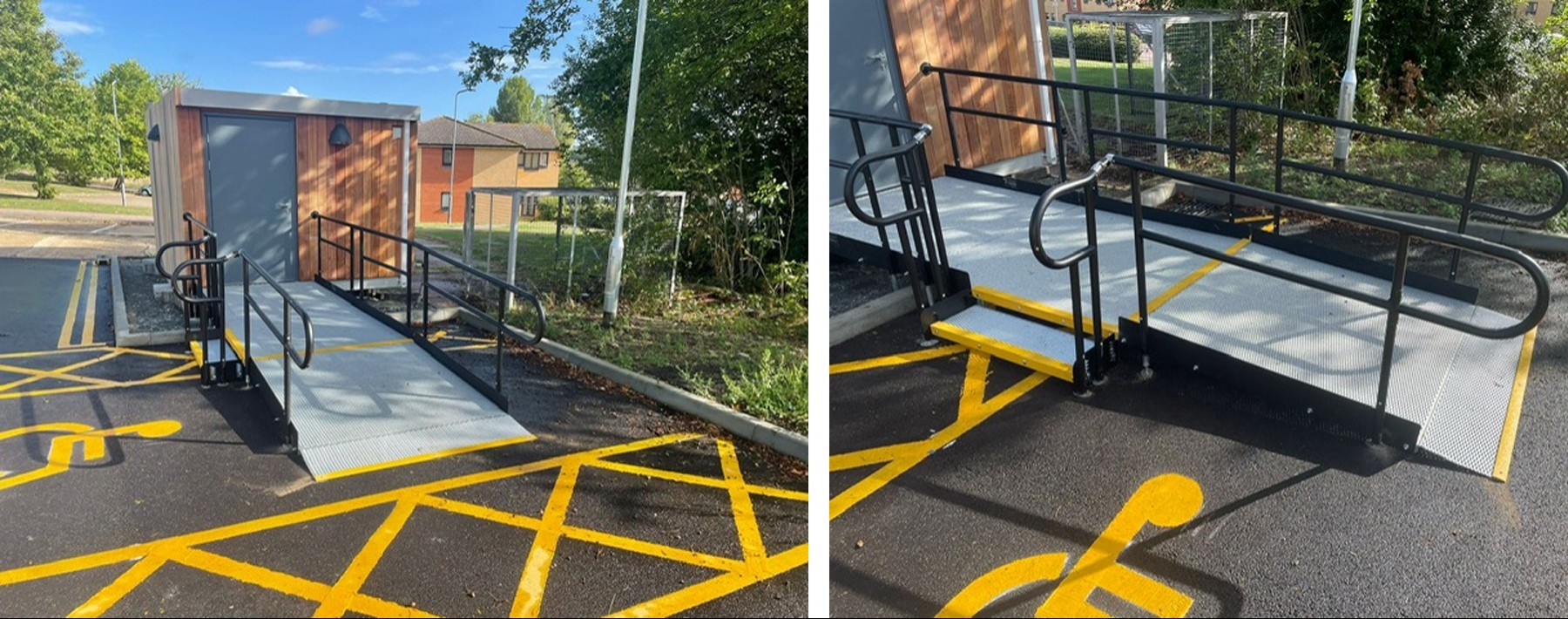 Ramp at Queen Mary's Hospital, London