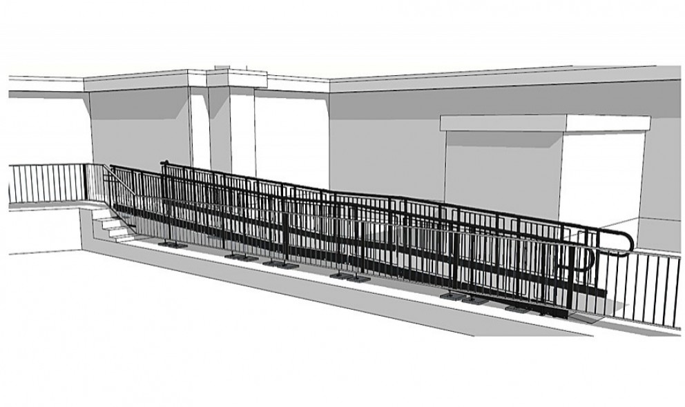 3D ramp drawing for Smile Dental Centre, Basildon