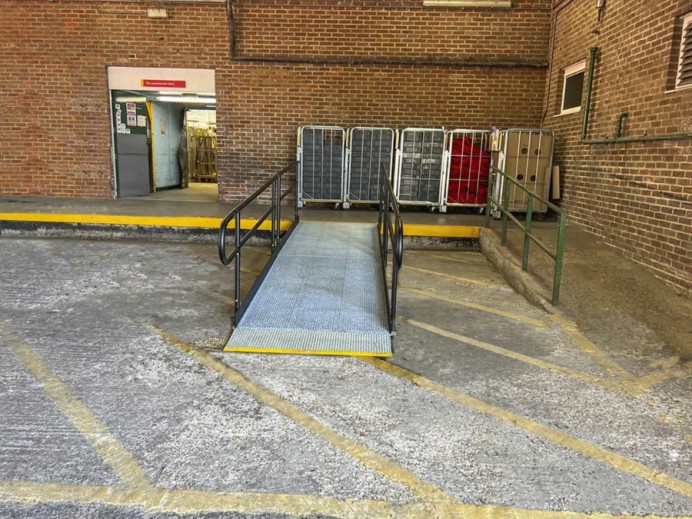 ramp for trolleys image 