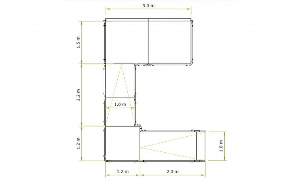 2D ramp drawing - Rotherham South Yorkshire Ramp