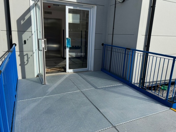 Blue ramp for Royal Cornwall-Hospital image 2