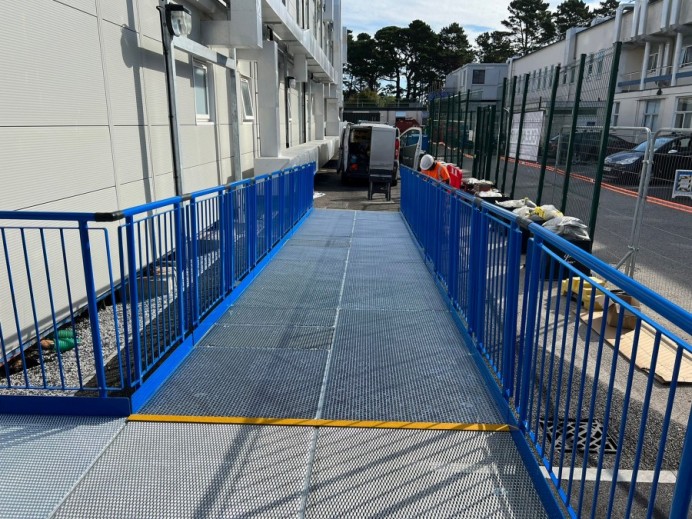 Blue ramp for Royal Cornwall-Hospital image 