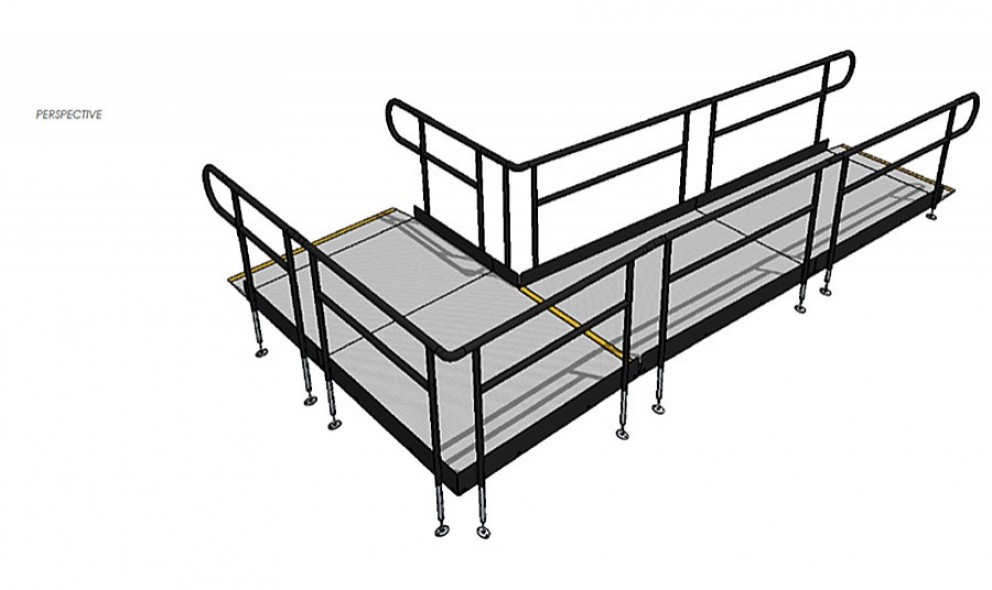 3D ramp drawing of St Mary’s Llanvair Discoed Church