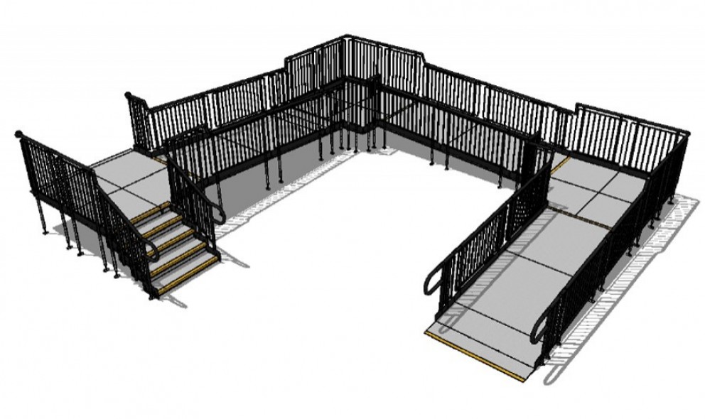 3D ramp design, Elizabeth Fort