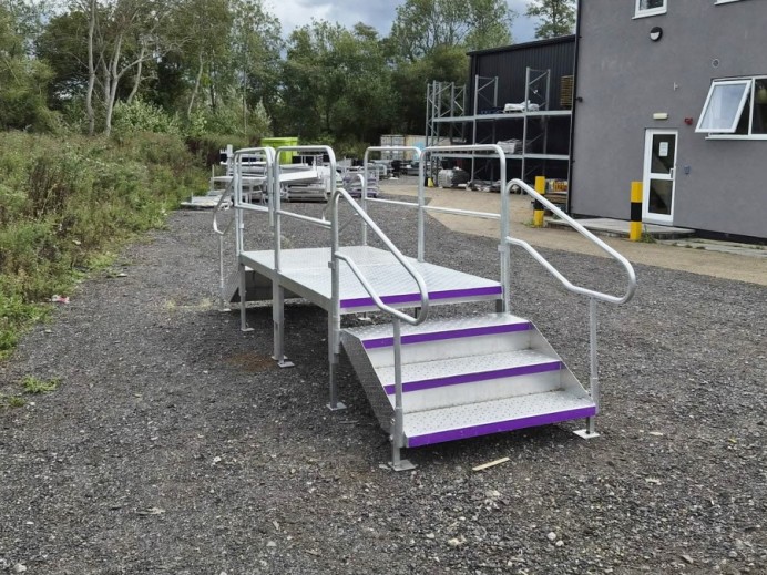 Step over walkway