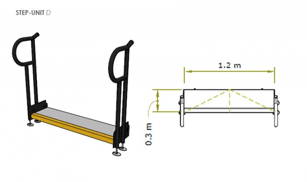 step unit drawing 