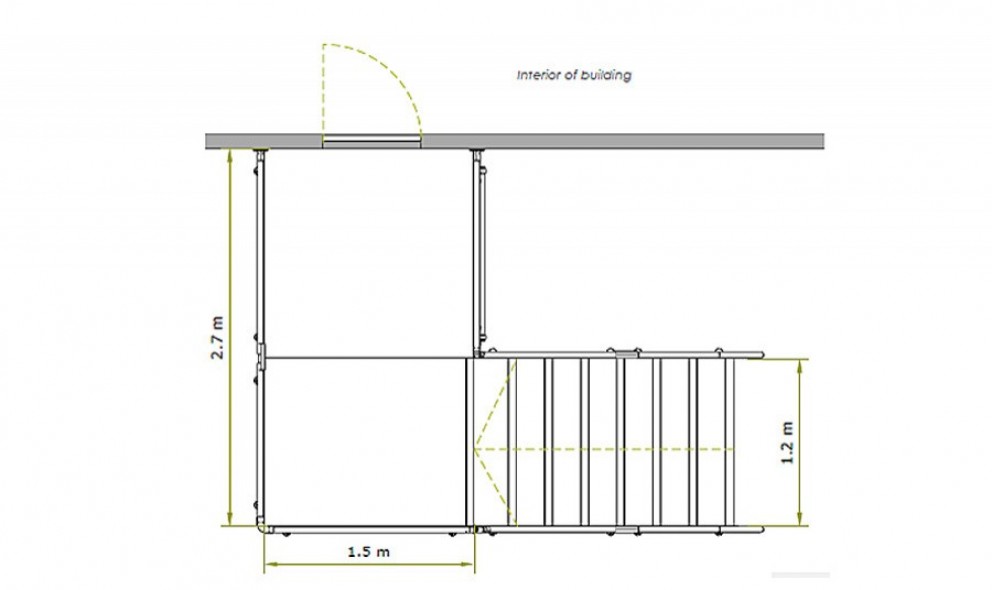 Temporary steps drawings