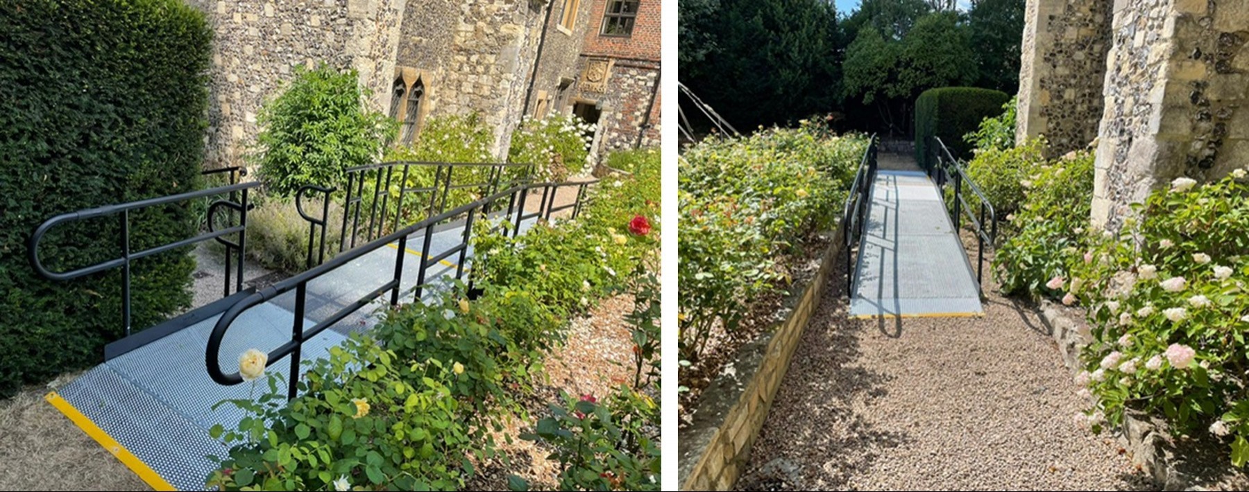 temporary platform - The Precincts, Canterbury Cathedral