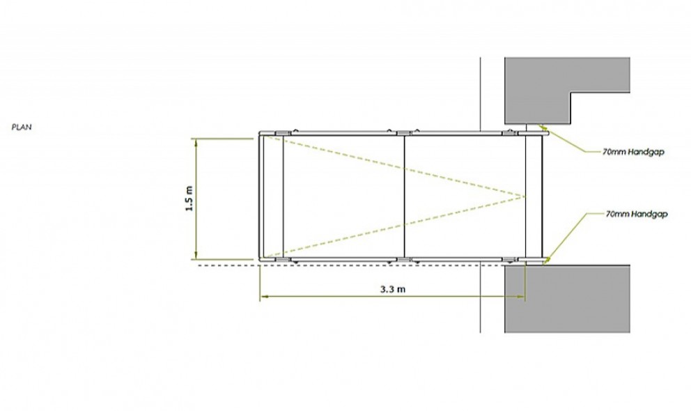 2D Ramp drawing for the university of Liverpool Site