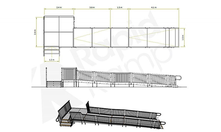 ramp for West Kent Community Diagnostic Centre, The Hermitage Court