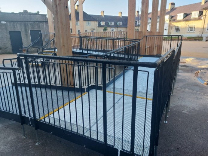 wheelchair ramp for stage, Elizabeth Fort