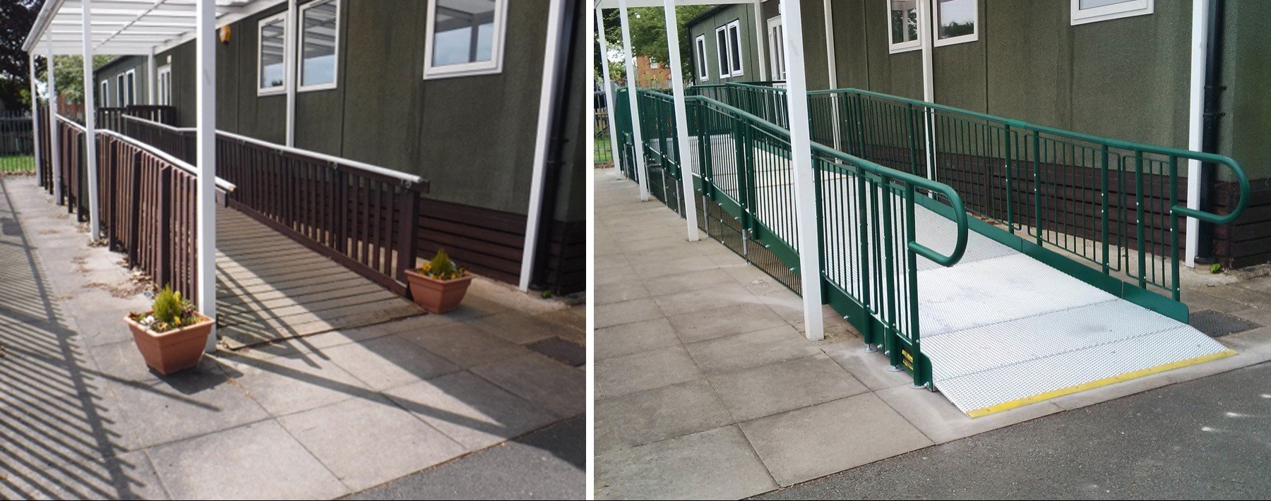 wooden ramp vs metal ramp