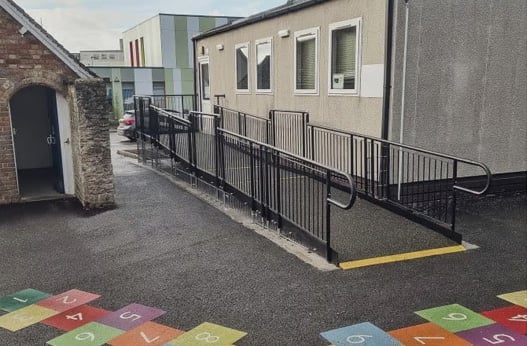 permanent ramp installation example