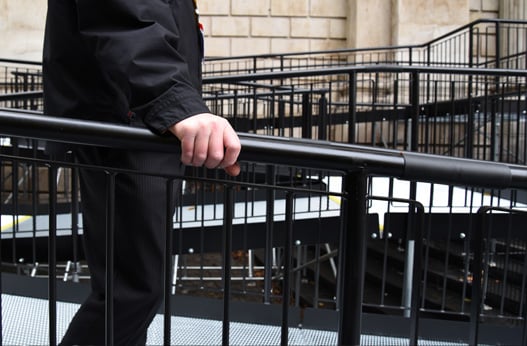 warm-to-touch handrails 