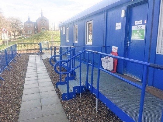 Custom ramps at Water Treatment, Norwich