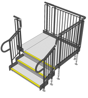 standard step height - step drawing