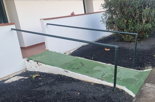 Concrete Wheelchair Ramp 