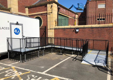 disabled toilet for polling station