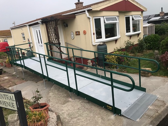 Mobile home ramp Mobile home ramp