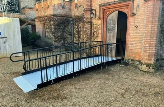 Modular Ramp to a historic building